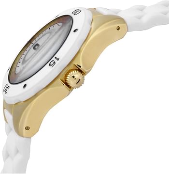 Invicta Women's 18796 Angel Analog Display Japanese Quartz White Watch Movement White