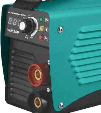 Sulfar Power Action IGBT Welding Machine WM250 Voltage 160-240V, No Load 65V, Current Range 20-200A Max Input 36A With Digital Display Professional Finish (WM250, Green)