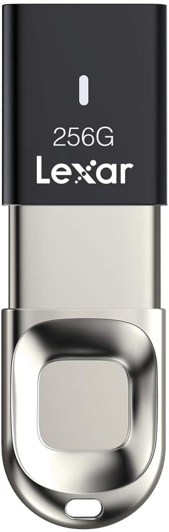 Lexar Jumpdrive Fingerprint F35 Usb 3.0 Flash Drive, 256GB Capacity