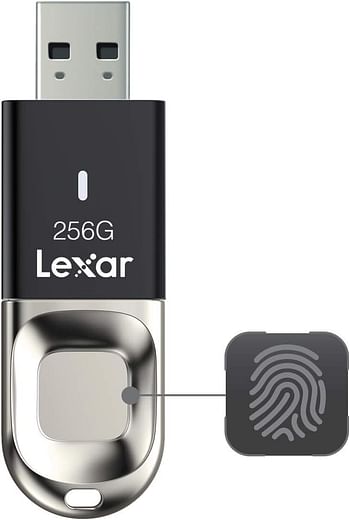 Lexar Jumpdrive Fingerprint F35 Usb 3.0 Flash Drive, 256GB Capacity