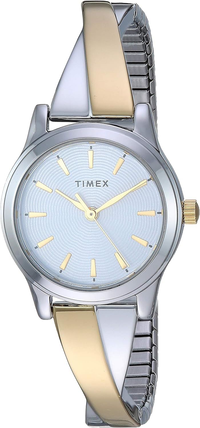 Timex Women's Stretch Bangle Crisscross 25mm Watch