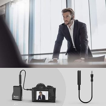 FIFINE Wireless Microphone System,Fifine Wireless Microphone set with Headset/Lavalier Lapel Mics, Beltpack Transmitter/Receiver,Ideal for Teaching, Preaching and Public Speaking Applications.(K037B)