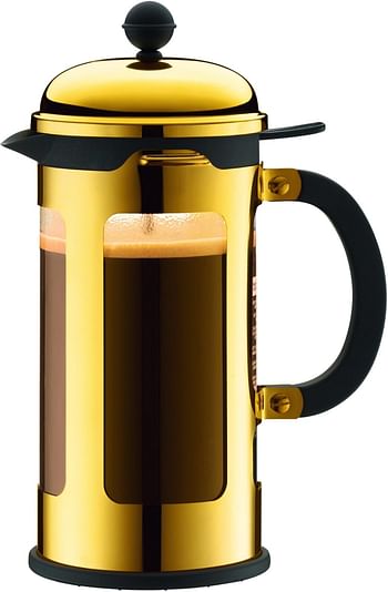 Bodum 11172-17 Chambord Coffee Maker 8 Cups, Gold