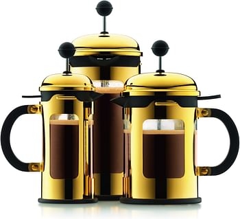 Bodum 11172-17 Chambord Coffee Maker 8 Cups, Gold