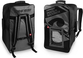 Cressi 90 L Penta Bag for Carrying Hydrosports Equipment with Straps and Zipper for Practical Use