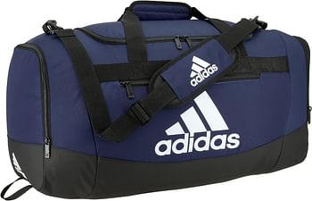 adidas Defender 4 Medium Duffel Bag, Team Navy Blue, One Size, Defender 4 Medium Duffel Bag