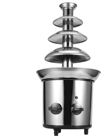 Ichiias Stainless Steel Chocolate Fountain Machine (220V)