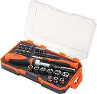 Wokin 42 Piece Bit Ratchet Screwdriver & Socket Set