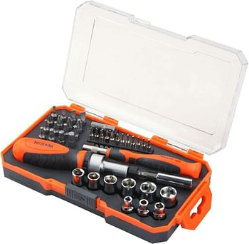 Wokin 42 Piece Bit Ratchet Screwdriver & Socket Set