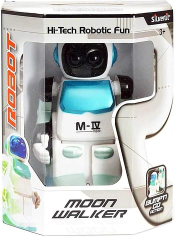 Silverlit Moonwalker Robot, White 88310