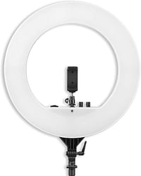 DIGITEK 12" Professional LED Ring Light Dimmable Lighting for YouTube Photo-Shoot Video Shoot Live Stream Makeup & Vlogging Compatible with iPhone/Android Phones & Cameras (DRL-12)