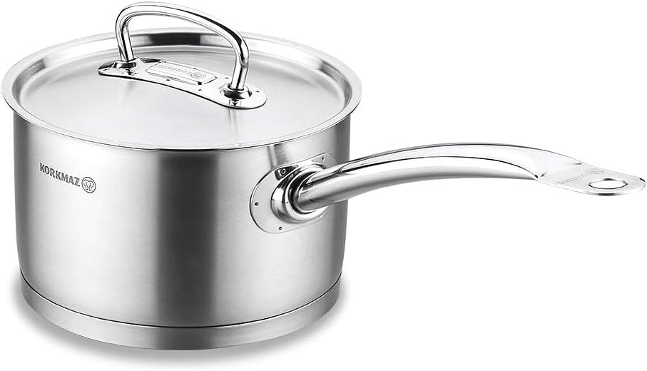 Korkmaz Proline Saucepan With Lid 20X12Cm 3.8 L