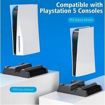 Cooling stand with Controller charger for PS5