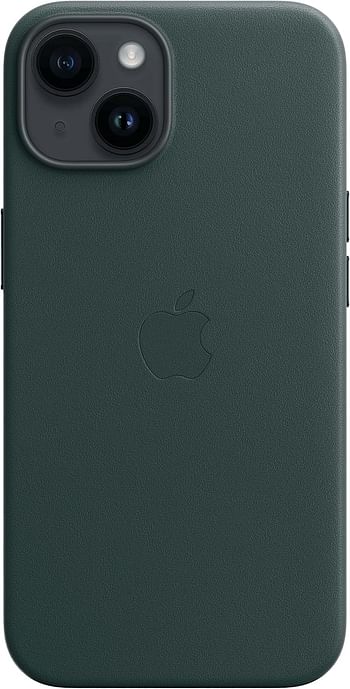 Apple iPhone 14 Leather Case with MagSafe - Forest Green ​​​​​​​