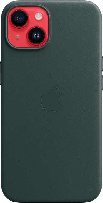 Apple iPhone 14 Leather Case with MagSafe - Forest Green ​​​​​​​