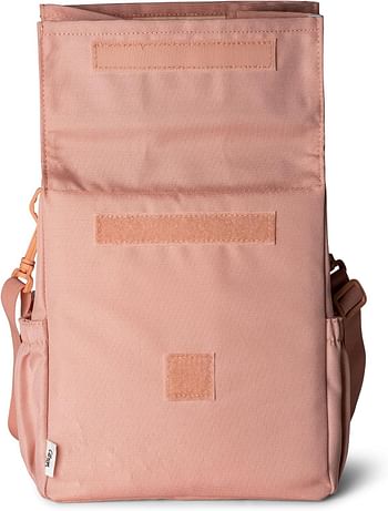 Citron- Insulated Roll Up Lunch Bag for Kids School | BPA Free | Recycled PET material Lunch Bag- Blush Pink