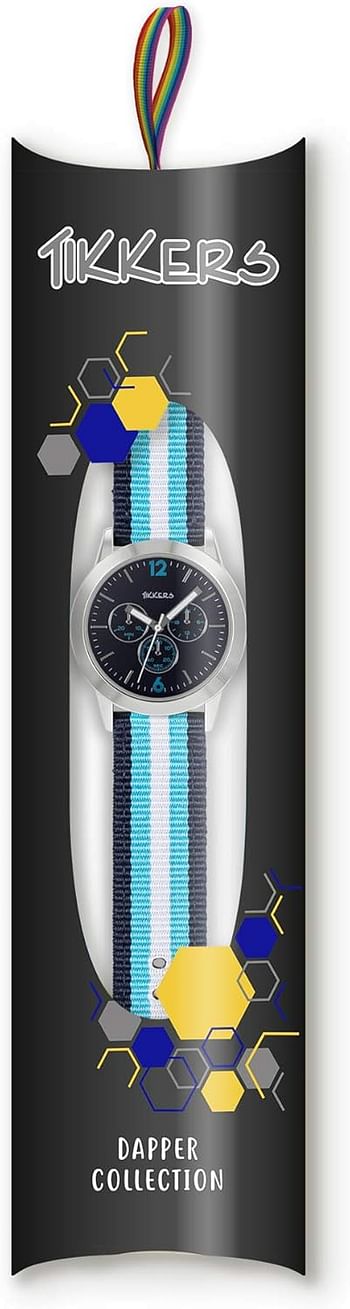 Tikkers Boy's Analog Quartz Watch With Nylon Strap Tk0192