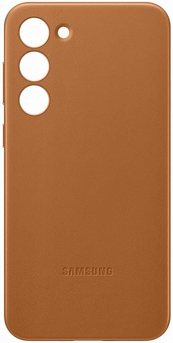 Samsung Galaxy S23+ Leather Case Camel