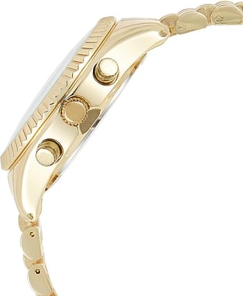 U.S. Polo Assn. Women's Quartz Watch, Analog Display and Gold Plated Strap 38 mm - Gold