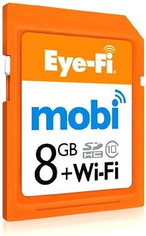 Eye-Fi Mobi 8 GB WiFi Class 10 SDHC Card (4,000 photos 3 hrs video)