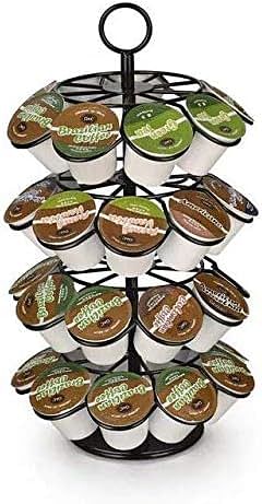 Coffee Capsule Stand for K-CUPS holds 36 pcs coffee capsules Coffee Pod Carousel Holder Organizer