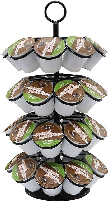 Coffee Capsule Stand for K-CUPS holds 36 pcs coffee capsules Coffee Pod Carousel Holder Organizer