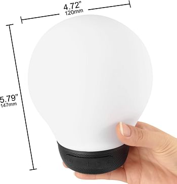 Divoom AuraBulb Bluetooth 4.0 Smart Music Lamp - Black