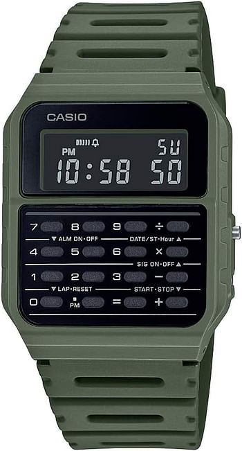 Casio Men's Vintage CA53W-1 Calculator Watch 33 mm