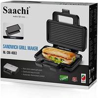 Saachi Grill Sandwich Maker NL-SM-4663