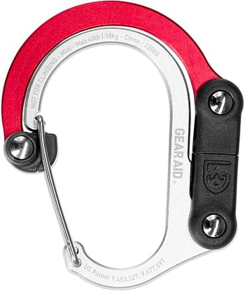 HEROCLIP Carabiner Clip and Hook Mini for Travel, Luggage, and Small Bags