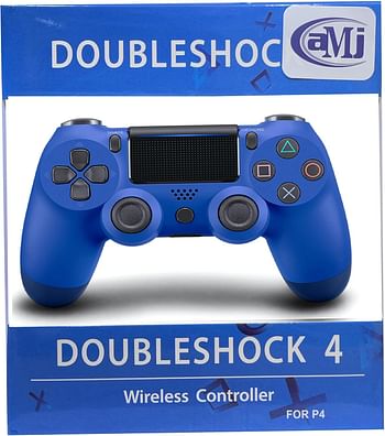 AMJ Wireless Bluetooth Gamepad Joystick Controller for Sony PS4 - Blue