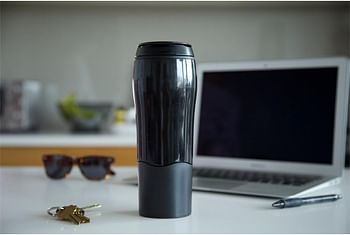 Mighty Mug Travel Mug to Go in Black, 15 x 8 x 8 cm