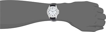 Q&Q Men White Dial Leather Band Watch - Qa06J304Y