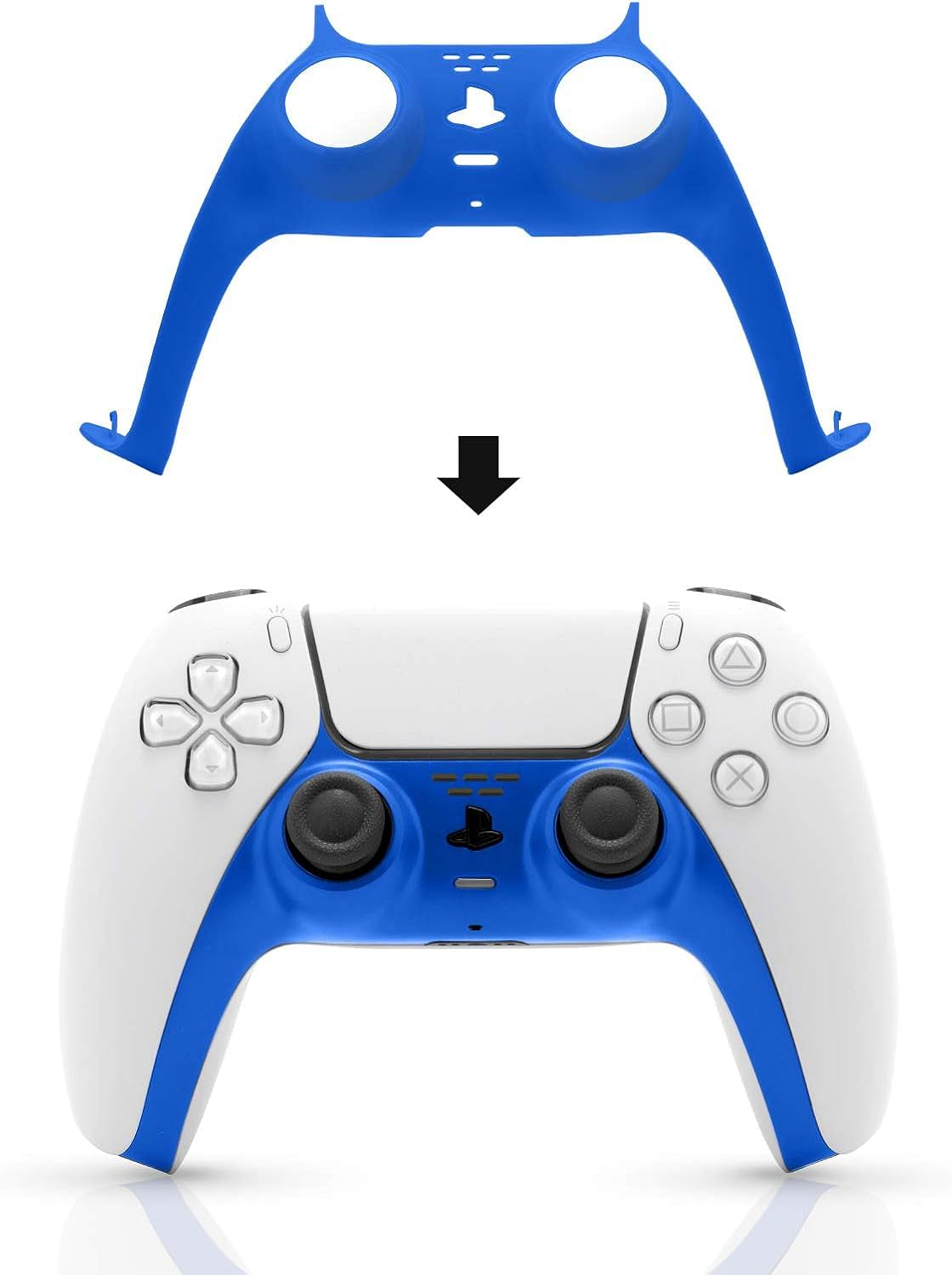 PS5 Controller Plate PS5 Controller Faceplate - Blue