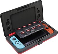 Amazn Basics Vault Case for Nintendo Switch, 10.5 x 5.4 x 1.8 inches, Red (Not compatible with Nintendo Switch OLED model)