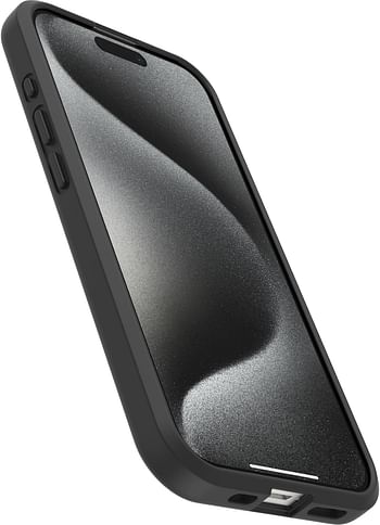 OtterBox Sleek Series Case for iPhone 15 Pro   Shockproof Drop proof Ultra-Slim  Protective Thin Case Tested to Military Standard No Retail Packaging - Clear/Black