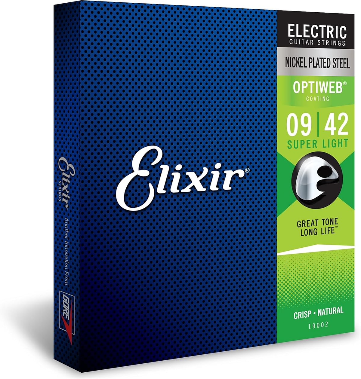 Elixir Strings 19002 Electric Guitar With Optiweb Coating Super Light (.009-.042)