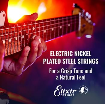 Elixir Strings 19002 Electric Guitar With Optiweb Coating Super Light (.009-.042)