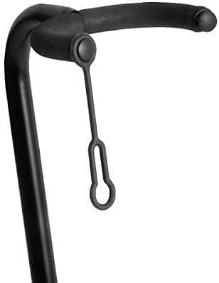 Mike Music Adjustable Guitar Stand; Holds Single Electric or Acoustic Guitar (Single Stand, Black)