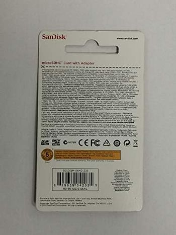 Sandisk Mobile Ultra 8 GB Class 10 UHS-I Micro SDHC Card