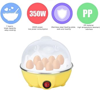 Jinou Egg Boiler Cooker Made with Premium Quality Steaming Plate