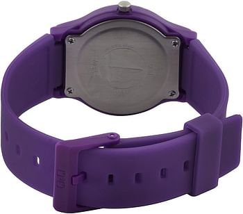 Q&Q For Women Purple Dial Rubber Band Watch - VP47J016Y