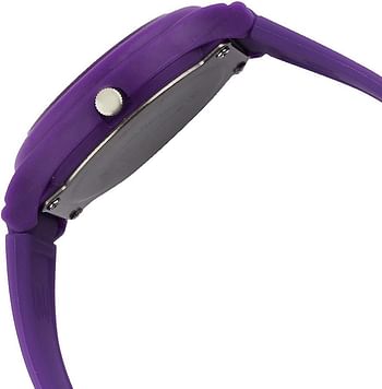 Q&Q For Women Purple Dial Rubber Band Watch - VP47J016Y