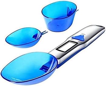 SKEIDO 300g/0.1g Portable LCD Digital Kitchen Scale Measuring Spoon Gram Electronic Spoon Weight Volumn Food Scale 3pcs/set