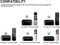 O Ozone Apple TV Mount - Compatible with ALL Apple TVs (including the new 2021 Apple TV 4K, Apple TV HD, and 4th Gen /5th Gen Apple TV generations) (Black)