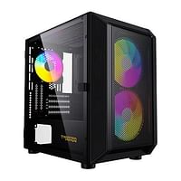 Twisted Minds Trident-03 Mid Tower Gaming Case – Black