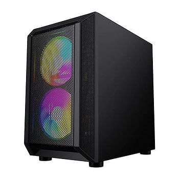 Twisted Minds Trident-03 Mid Tower Gaming Case – Black