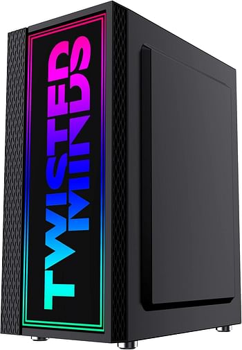 Twisted Minds Trinity-03 Mid Tower Gaming Case – Black