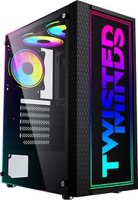 Twisted Minds Trinity-03 Mid Tower Gaming Case – Black