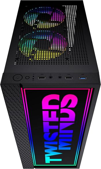 Twisted Minds Trinity-03 Mid Tower Gaming Case – Black